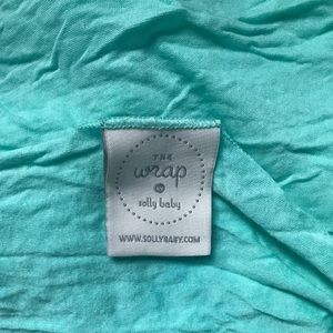 Solly Baby Wrap Teal EUC